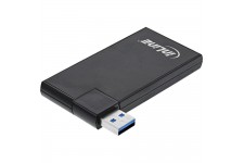 Hub rotatif InLine® USB 3.0, 4 ports, noir