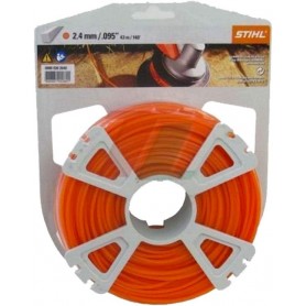  Ronde Ø 2,4 mm x 41 m Fil de Tonte Orange