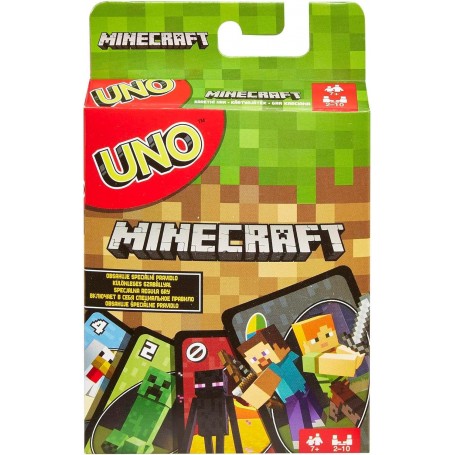 Minecraft jeu de cartes UNO