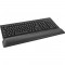 Clavier InLine® avec repose-poignet en gel 464x60x23mm noir