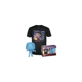 Attack on Titan POP! & Tee set figurine et T-Shirt Eren w/ marks (L)