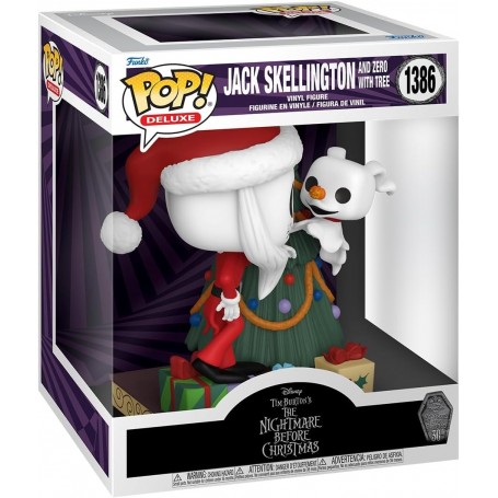 POP figure Deluxe Disney Nightmare Before Christmas 30th Anniversary Jack Skellington and Zero