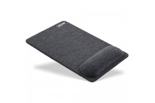 Tapis de souris InLine® avec repose-poignets, textile, noir