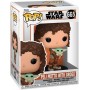 POP figure Star Wars Mandalorian 9 Peli Motto with Grogu