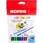 Kores Feutre de coloriage "Korello", fin, tui carton de 12