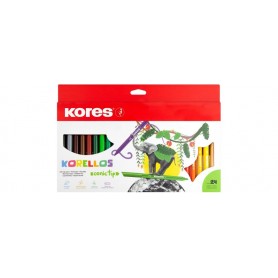 Kores Feutre de coloriage "Korello", large, tui de 24