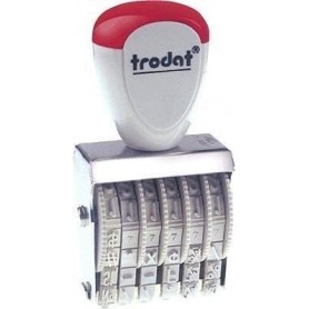 trodat Numroteur 6 positions, taille empreinte: 4 x 26 mm
