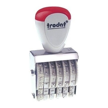 trodat Numroteur 6 positions, taille empreinte: 4 x 26 mm