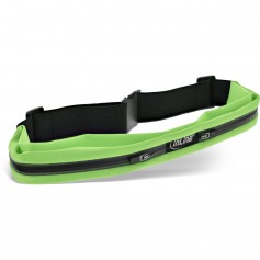 Sac de ceinture sport InLine® Duo vert, extensible, tour de taille 78-125cm