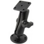 RAM Mounts UNPKD RAM MNT W/Round and AMPS Bases, RAM-B-139U (AMPS Bases)