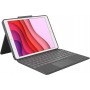Logitech Combo Touch pour iPad (7e, 8e et 9e générations), Étui avec pavé tactile de précision, Clavier Allemand QWERTZ - Noir