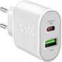 Chargeur Secteur Chargeur Power Delivery 20 W 2 Sorties