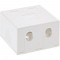 InLine® Surface Mount Box pour Keystone 2x RJ45, blanc