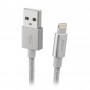 Câble lightning vers USB connecteur métal, 1m