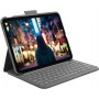 Logitech pour iPad (10e génération) Étui Clavier| Slim Folio avec Clavier sans Fil intégré (Graphite) - German Layout