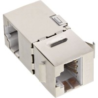 Module InLine® RJ45 F / F coudé à 90 ° SNAP-In Cat.6 STP