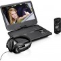 Lenco DVP-1010 10" 1024 x 600pixels Noir - Lecteurs DVD (Noir, CD,DVD, NTSC,PAL, 25,4 cm (10"), 1024 x 600 pixels, 16:9)