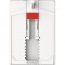 Ongle adhésif tesa, 2 pièces, pour papier peint et plâtre, jusqu'à 2 kg par ongle, ajustable, blanc