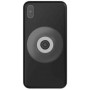 Porte-smartphone Vacuum Uni Phone Patch Semitransparent Blanc