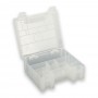 Boîte en plastique ANSMANN pouvant contenir jusqu'à 35 piles / piles rechargeables