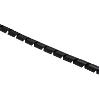 Presse-étoupe / bande spiralée InLine®, 10 m, noir, 18 mm