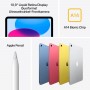 Apple 2022 10,9" iPad (Wi-Fi, 256 GB) - Silber (10. Generation)