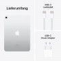 Apple 2022 10,9" iPad (Wi-Fi, 256 GB) - Silber (10. Generation)