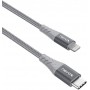 1886 câble Lightning 2 m Gris, Argent