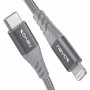 1886 câble Lightning 2 m Gris, Argent