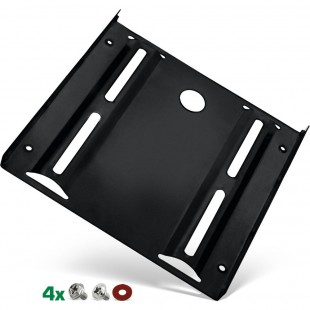 Cadre de montage InLine® HDD / SSD, 2,5 "à 3,5", avec vis, noir