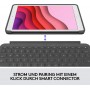 Logitech Combo Touch pour iPad (7e, 8e et 9e générations), Étui avec pavé tactile de précision, Clavier Allemand QWERTZ - Noir