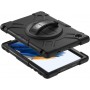 Peak Étui robuste avec béquille rotative à 360 pour Samsung Galaxy Tab A8 10.5 (2021) Noir 500 m