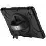 Peak Étui robuste avec béquille rotative à 360 pour Samsung Galaxy Tab A8 10.5 (2021) Noir 500 m