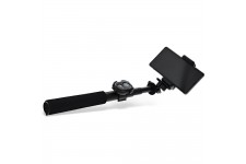 InLine® Selfie Stick 4 Pieds avec Mini Trépied en aluminium noir max. 0.75m