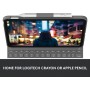 Logitech pour iPad (10e génération) Étui Clavier| Slim Folio avec Clavier sans Fil intégré (Graphite) - German Layout