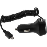 Adaptateur voiture USB InLine® 5V / 3.1A 2x USB A + Micro USB 5 broches