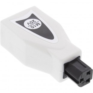 InLine® Switch Plug M10 (20V) pour alimentation universelle 90W / 120 W blanc