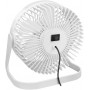 Ventilateur de bureau USB 6" 40dB - Blanc - 2 niveaux