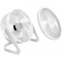 Ventilateur de bureau USB 6" 40dB - Blanc - 2 niveaux