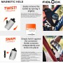 Twist Set vélo Porte-Bouteille magnétique Porte bidon Velo Route Porte Gourde Velo Porte Gourde VTT Porte Bouteille Velo
