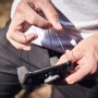 Gourde Connectector Twist Noir Transparent 450 ml