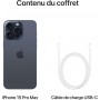 Apple iPhone 15 Pro Max (256 Go) - Titane Bleu