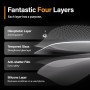 PanzerGlass - Screen Protector iPhone 15 Pro - Ultra-Wide Fit w. EasyAligner