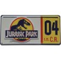 Jurassic Park réplique 1/1 plaque minéralogique Dennis Nedry