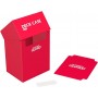 Ultimate Guard boîte pour cartes Deck Case 80+ taille standard Rouge