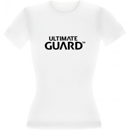 Ultimate Guard T-Shirt femme Wordmark Blanc (L)