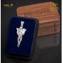 Le Seigneur des Anneaux réplique 1/1 pendentif & collier Arwen Etoile du Soir (argent sterling)