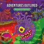 Dungeons & Dragons Adventures Outlined livre de coloriage