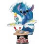 Disney Summer Series diorama PVC D-Stage Stitch Surf 15 cm