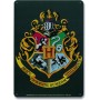 Harry Potter panneau métal Hogwarts Logo 15 x 21 cm